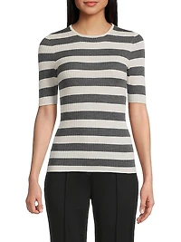 Striped Merino Wool Top