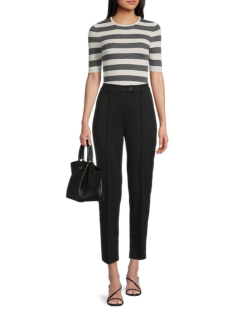 Striped Merino Wool Top