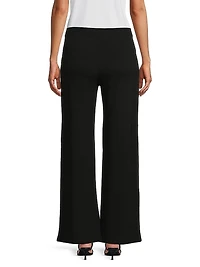 French Terry Wide-Leg Pants