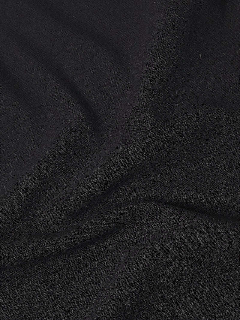 French Terry V-Neck Sweater