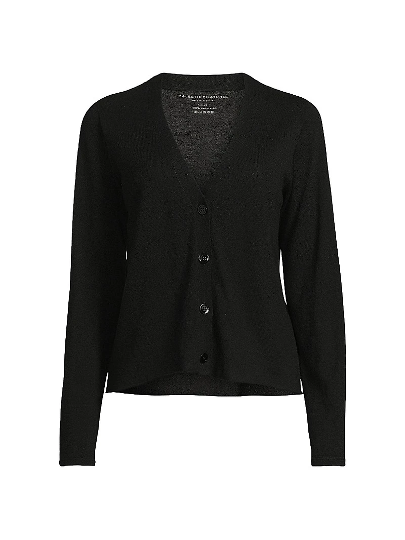 V-Neck Knit Cardigan