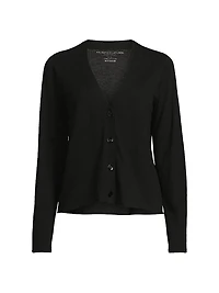 V-Neck Knit Cardigan
