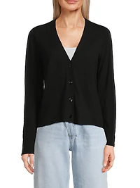 V-Neck Knit Cardigan