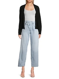 V-Neck Knit Cardigan