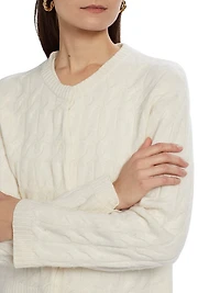Cable Knit Cashmere Cardigan