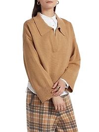 2-Piece Mixed Media Cotton-Cashmere Set