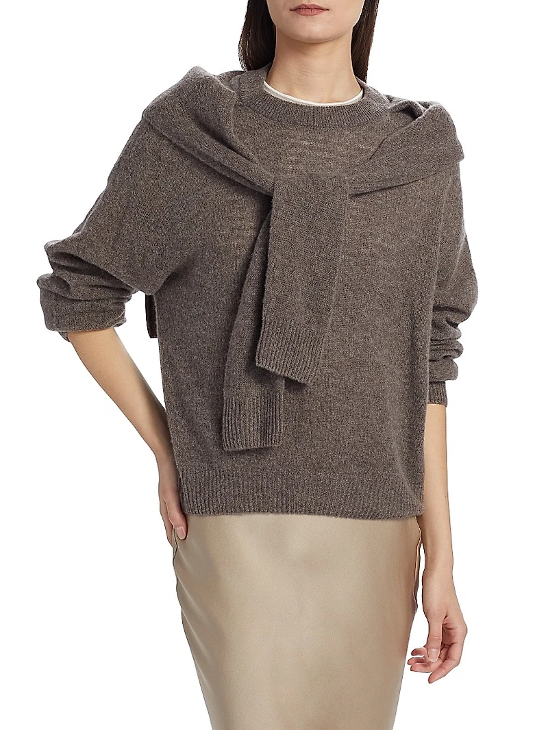 Cloud Cashmere Layered Sweater