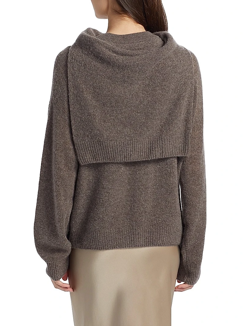 Cloud Cashmere Layered Sweater