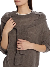 Cloud Cashmere Layered Sweater