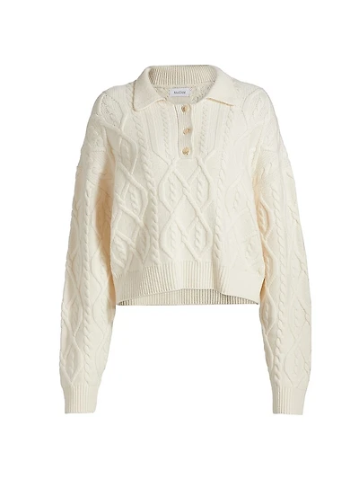 Ultra Luxe Cashmino Wool-Cashmere Polo Sweater