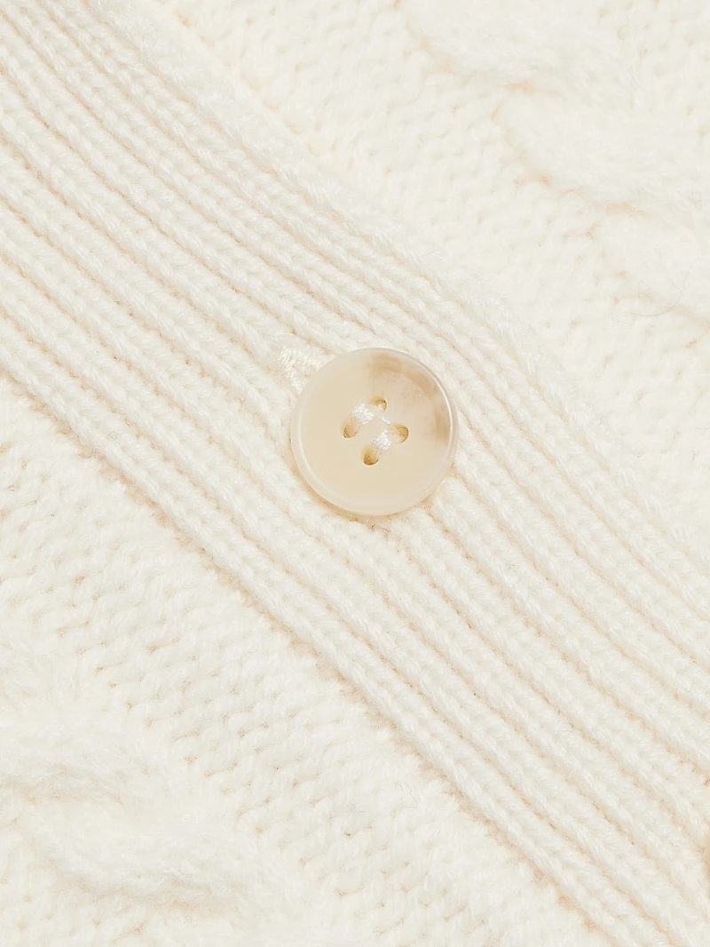Ultra Luxe Cashmino Wool-Cashmere Polo Sweater