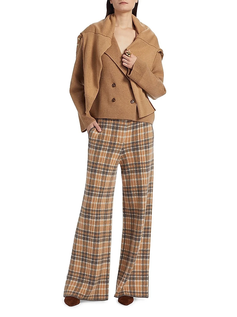 Wool-Cashmere Trench Jacket