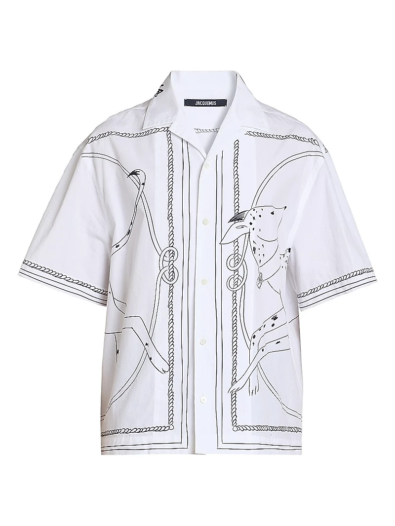 Jean Printed Cotton Shirt