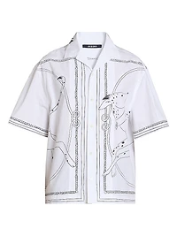 Jean Printed Cotton Shirt