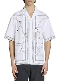 Jean Printed Cotton Shirt