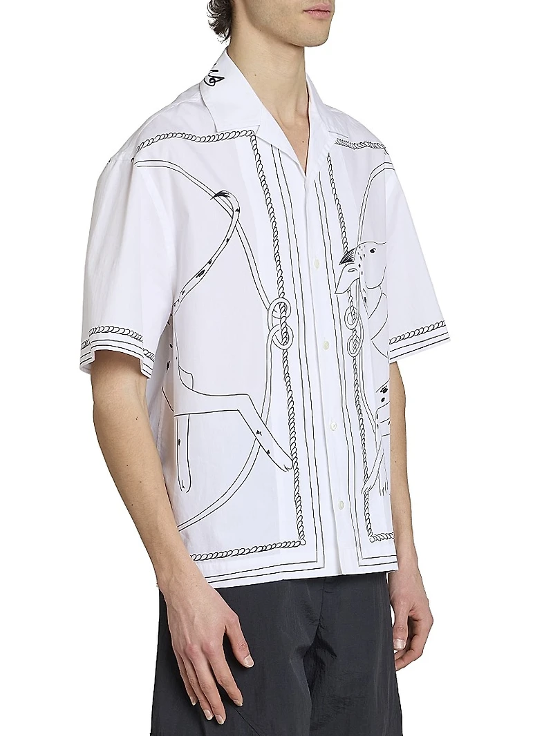 Jean Printed Cotton Shirt