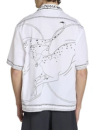 Jean Printed Cotton Shirt