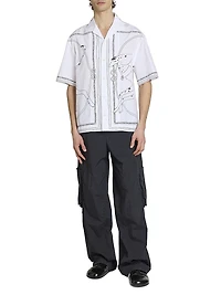 Jean Printed Cotton Shirt
