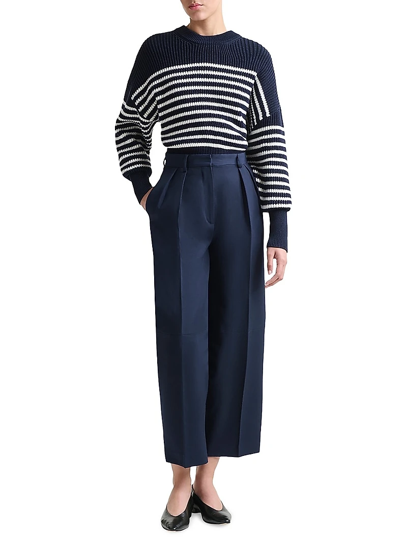 Dash Stretch-Cotton Crop Pants