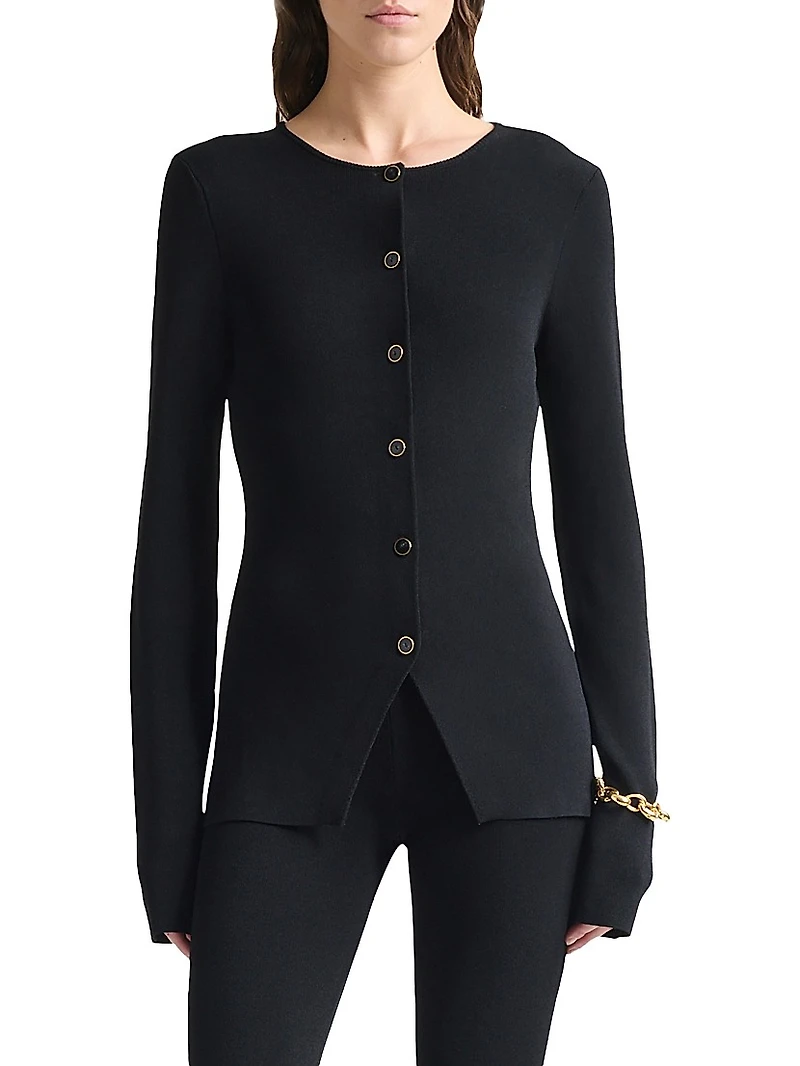 Lainey Button-Front Sweater