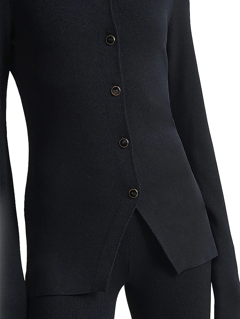 Lainey Button-Front Sweater