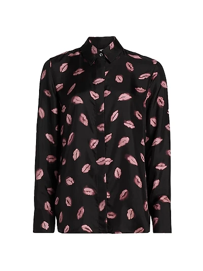 Chika Kisses Silk Blouse