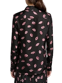 Chika Kisses Silk Blouse
