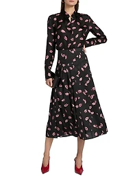 Chika Kisses Silk Blouse