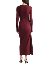 Robb Gathered Waist Maxi Dress