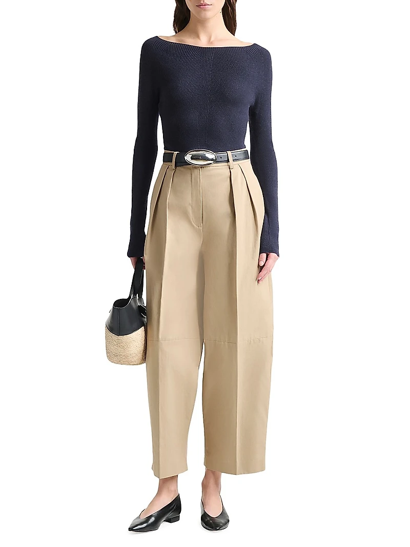 Dash Wool Pleated Pants