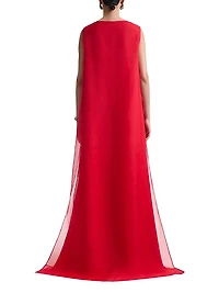Jools Silk Sleeveless Maxi Dress