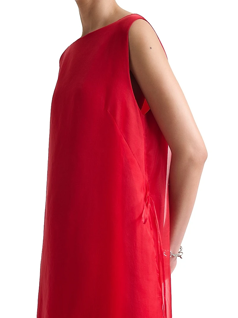 Jools Silk Sleeveless Maxi Dress