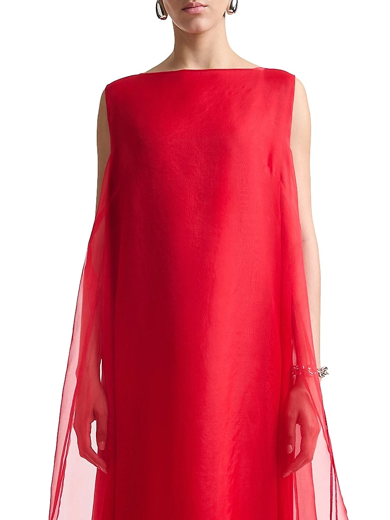 Jools Silk Sleeveless Maxi Dress