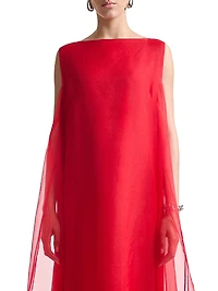 Jools Silk Sleeveless Maxi Dress