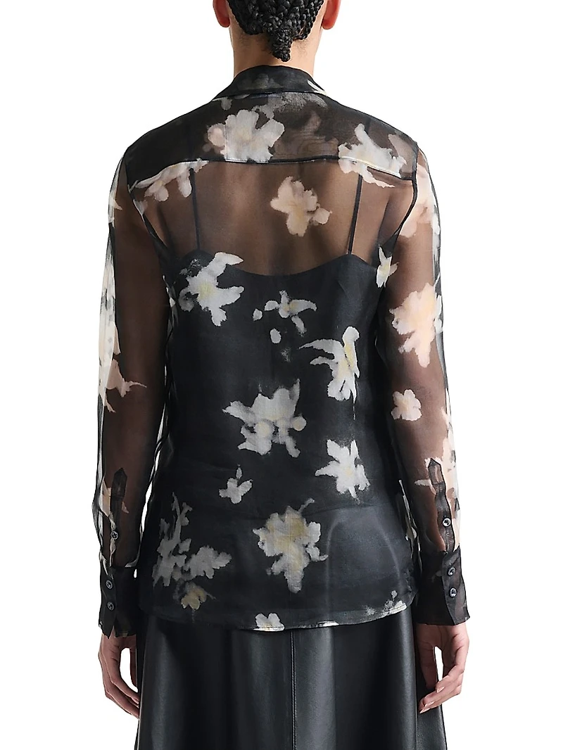 Chika Floral Silk Shirt