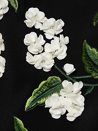 Velia Floral Appliqué Bandeau Minidress