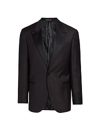 Jacquard Wool Dinner Jacket