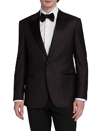 Jacquard Wool Dinner Jacket