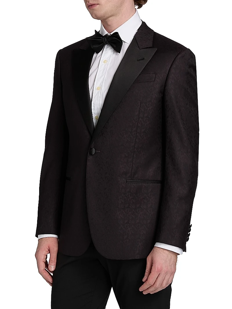 Jacquard Wool Dinner Jacket