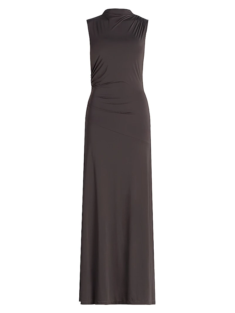 Mick Malu Gathered Maxi Dress