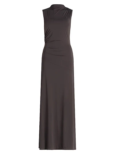 Mick Malu Gathered Maxi Dress