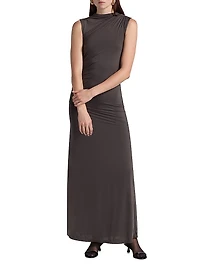 Mick Malu Gathered Maxi Dress