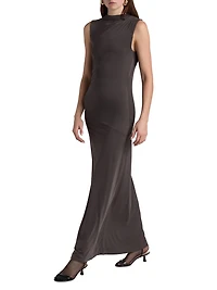Mick Malu Gathered Maxi Dress