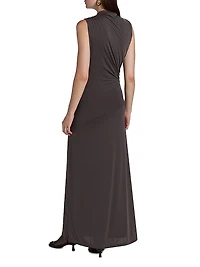 Mick Malu Gathered Maxi Dress