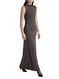 Mick Malu Gathered Maxi Dress