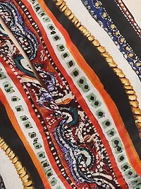 Lennon Paula Printed Crepe Top