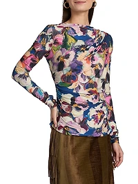 Carroll Lauren Printed Top