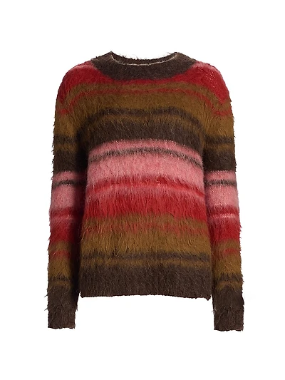 Prince Martina Striped Alpaca Wool-Blend Sweater