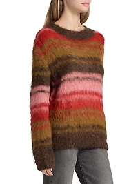 Prince Martina Striped Alpaca Wool-Blend Sweater