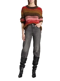 Prince Martina Striped Alpaca Wool-Blend Sweater